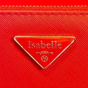 2/$50 PeTA Approved VEGAN Double Zip Wallet (Red) NWT